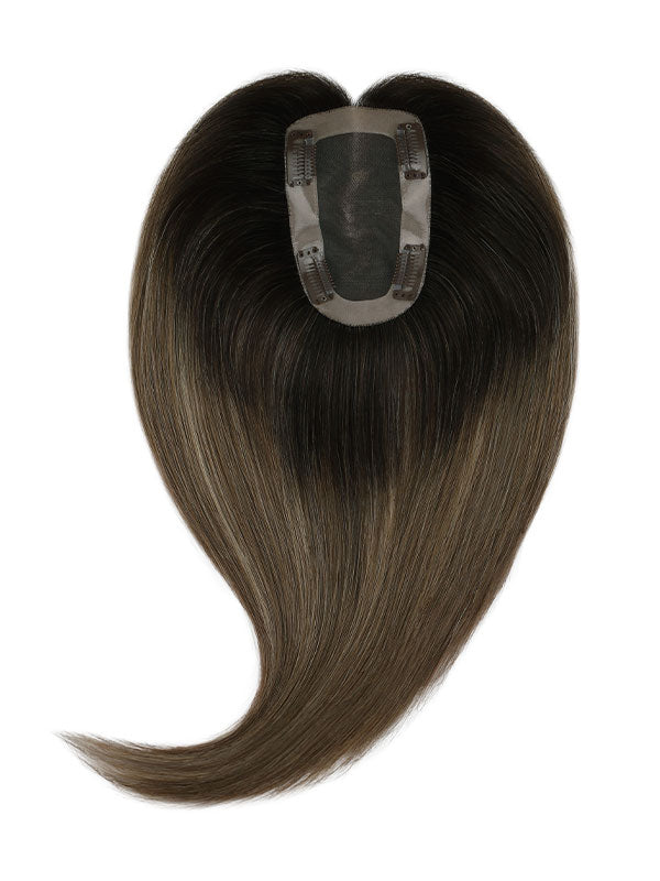 Hair Topper 3"x 5" Mono Base Balayage #B2/8