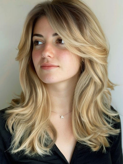 Hair Topper 5"x 6" Mono Base Balayage #B2/60