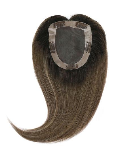 Hair Topper 5"x 6" Mono Base Balayage #B2/8