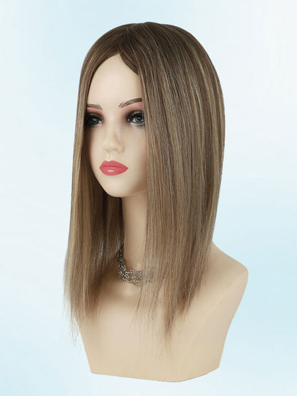 Hair Topper 5"x 6" Mono Base Ombre #8C/60
