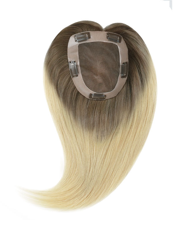 Hair Topper 5"x 6" Mono Base Ombre #T4/60