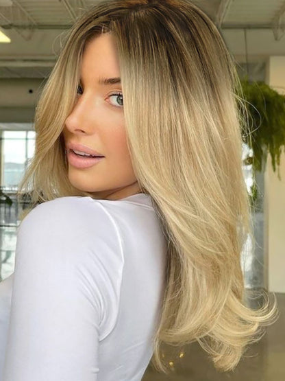 Hair Topper 5"x 6" Mono Base Ombre #T4/60