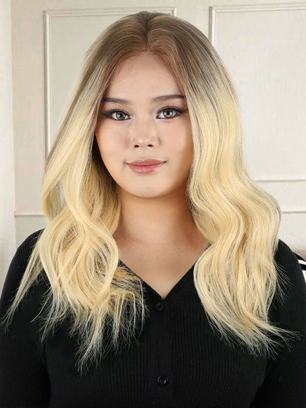 Lace Front Wig with Silk Top Balayage #B2/60