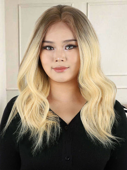 Lace Front Wig with Silk Top Balayage #B2/60