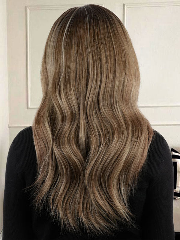Lace Front Wig with Silk Top Balayage #B2/8