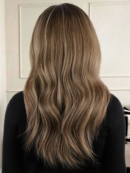 Lace Front Wig with Silk Top Balayage #B2/8