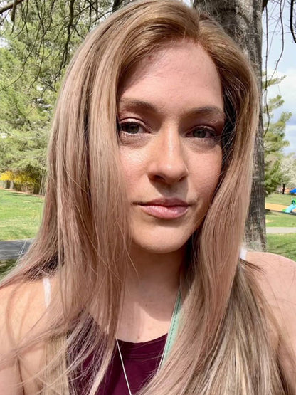 Lace Front Wig with Silk Top Highlights #P10/50