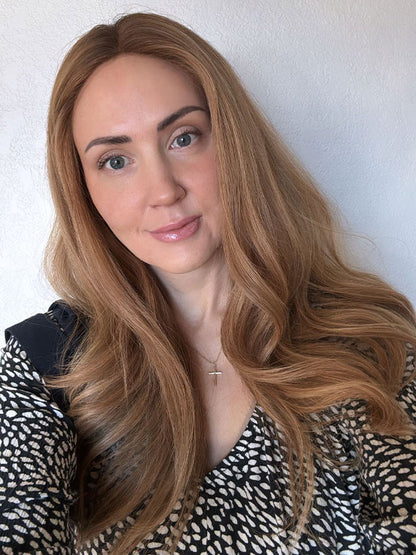 Lace Front Wig with Silk Top Highlights #P7/10